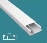 Mutlusan 40x16 mm Kablo Kanalı-Eko (Bölmeli)