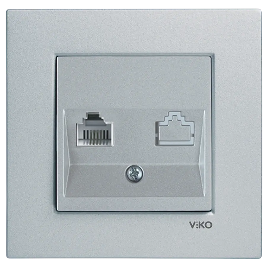 Viko Artline Novella Numeris Telefon Prizi (Cat3) (Çerçeve Hariç)