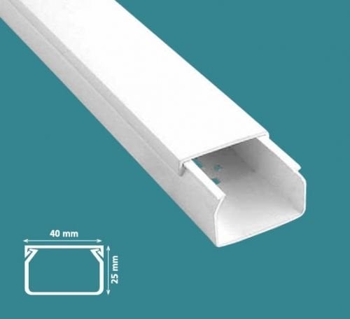 Mutlusan 40x25 mm Kablo Kanalı-Eko
