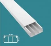 Mutlusan 60x25 mm Kablo Kanalı-Eko (Bölmeli)