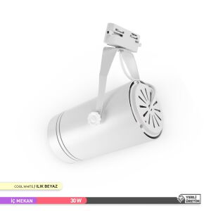 ACK 30W 4000K Naturel Beyaz COB LED Ray Armatür AD30-01910