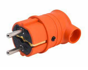 Bylion 1x16A Monofaze Kauçuk Eğik Fiş Kef-O