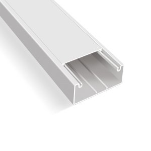 Mutlusan 100x50 mm İçten Kapaklı Kanal-Eko (Priz Seti Takılabilir)