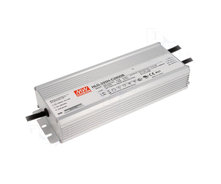 MEANWELL- HLG-320H-C1400B  Led Sürücü - Güç kaynağı