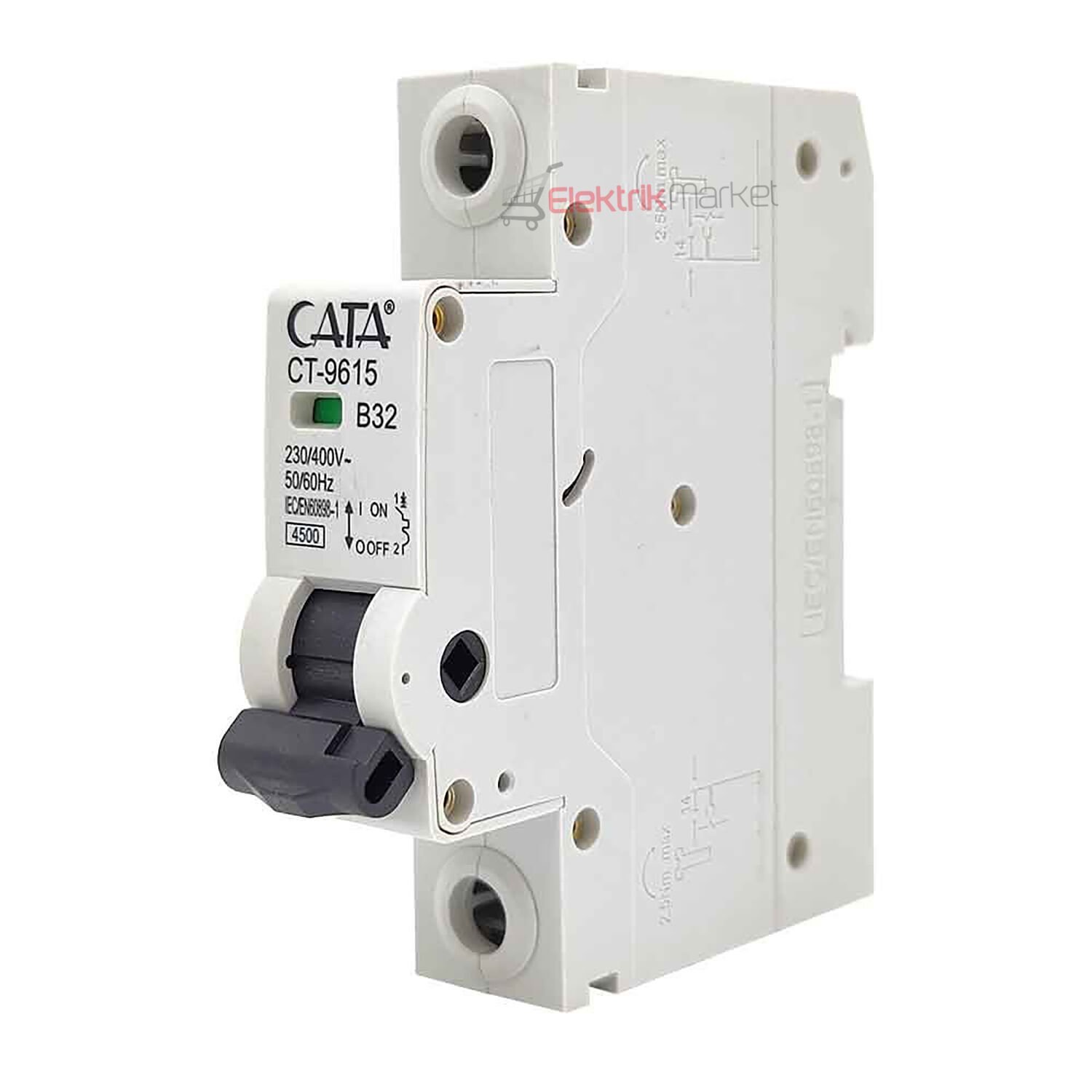 CATA 32 Amper Sigorta  B TİPİ ( Monofaze ) CT-9615