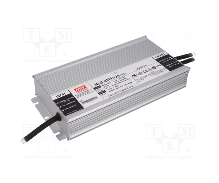 MEANWELL- HLG-480H-42  Led Sürücü - Güç kaynağı