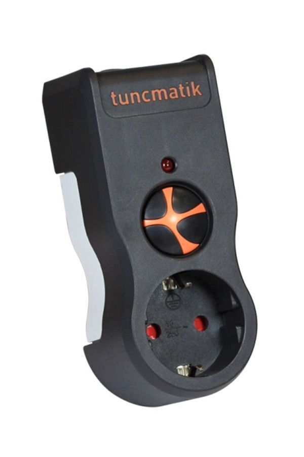 Tunçmatik Tekli Siyah Powersurge Akım Korumalı Priz TSK5079 - TSK19020