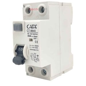 Cata  (30mA / 40AMP / Monofaze) Kaçak Akım Rölesi CT-9640