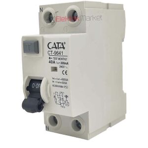 Cata  (300mA / 40AMP / Monofaze) Kaçak Akım Rölesi CT-9641