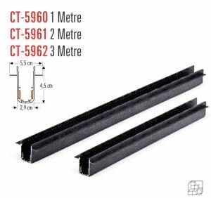 Cata Orlando Magnetic Ray 1m Siyah CT-5960