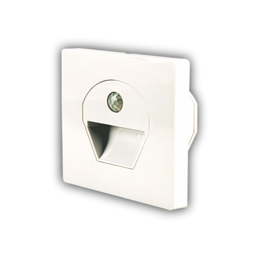Cata 1W 6400K Beyaz Işık Sensörlü Led Koridor Armatürü Beyaz Kasa CT-5170BB