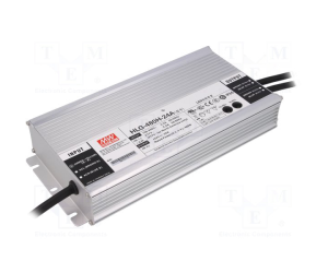 MEANWELL- HLG-480H-24A  Led Sürücü - Güç kaynağı