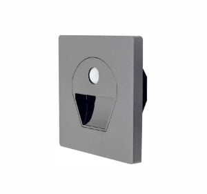 Cata 1W 6400K Beyaz Işık Sensörlü Led Koridor Armatürü Füme Kasa CT-5170FB