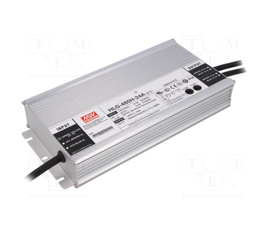 MEANWELL- HLG-480H-30A  Led Sürücü - Güç kaynağı
