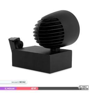 ACK 40W 6500K COB LED Ray Armatür Siyah AD30-14731