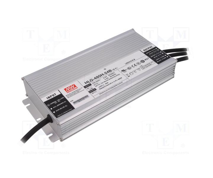 MEANWELL- HLG-480H-42B  Led Sürücü - Güç kaynağı