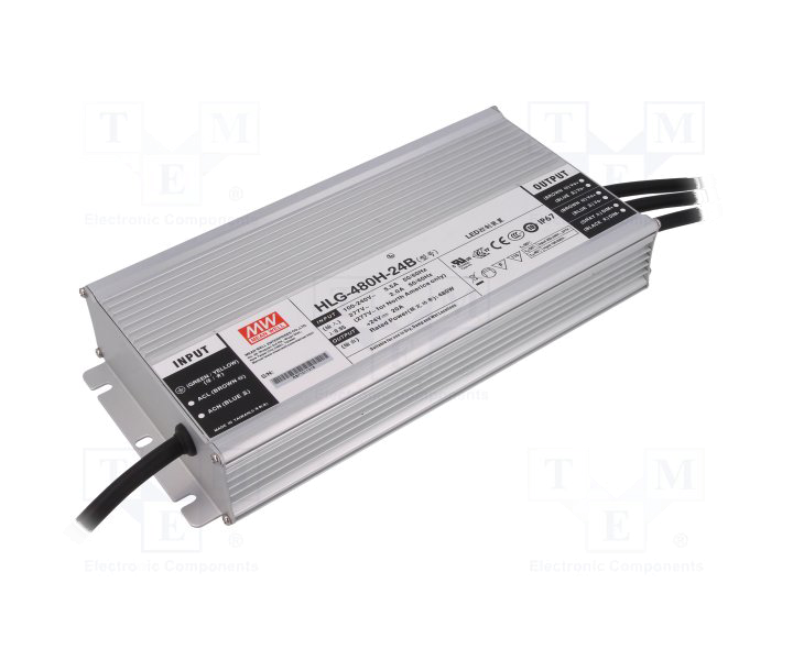 MEANWELL- HLG-480H-54B  Led Sürücü - Güç kaynağı
