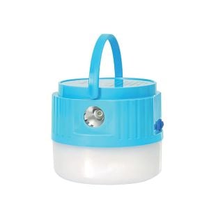 ACK Şarjlı Solar El Feneri 2 Kademeli Mavi Renk AC04-00130