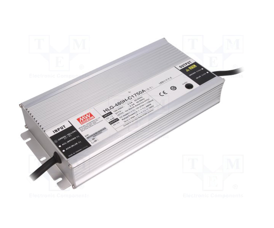 MEANWELL- HLG-480H-C3500D2  Led Sürücü - Güç kaynağı