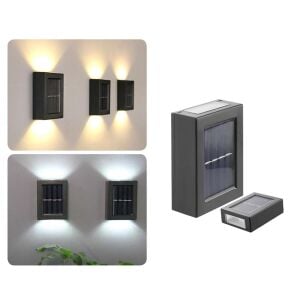Forlife 6W 3200K Solar Çift Yönlü Duvar Apliği FL-3217