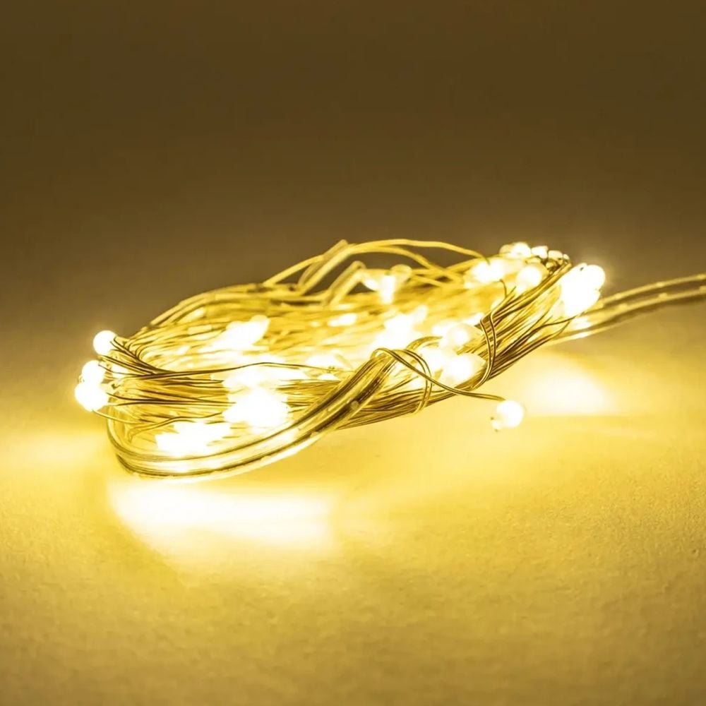 ACK 5mt Pilli LED Süsleme Işığı 3000K AS90-00950