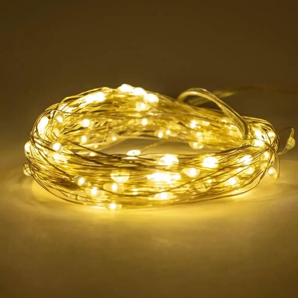 ACK 10mt Pilli LED Süsleme Işığı 3000K AS90-00990