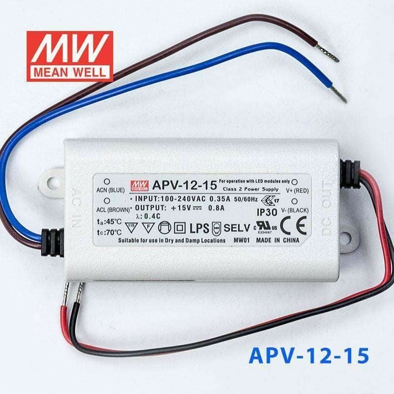 MEANWELL- APV-12-15  Led Sürücü - Güç kaynağı