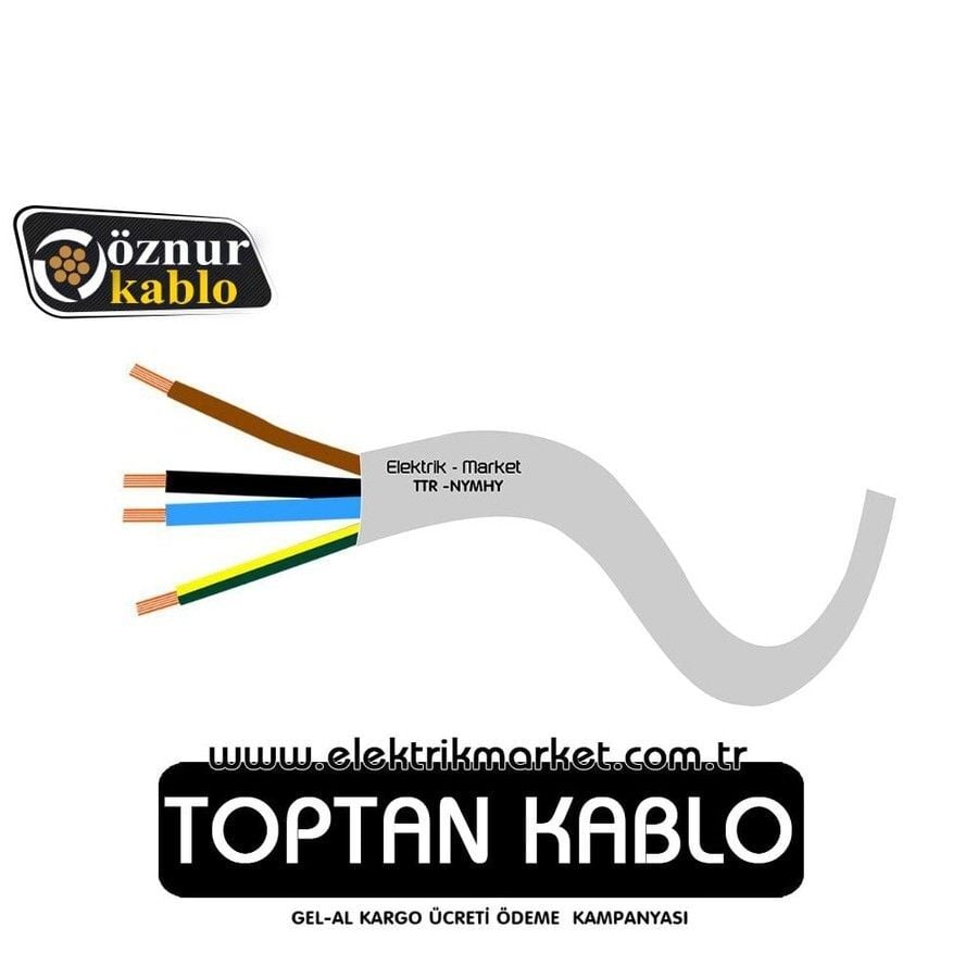 Öznur Kablo 4x4 mm TTR-NYMHY