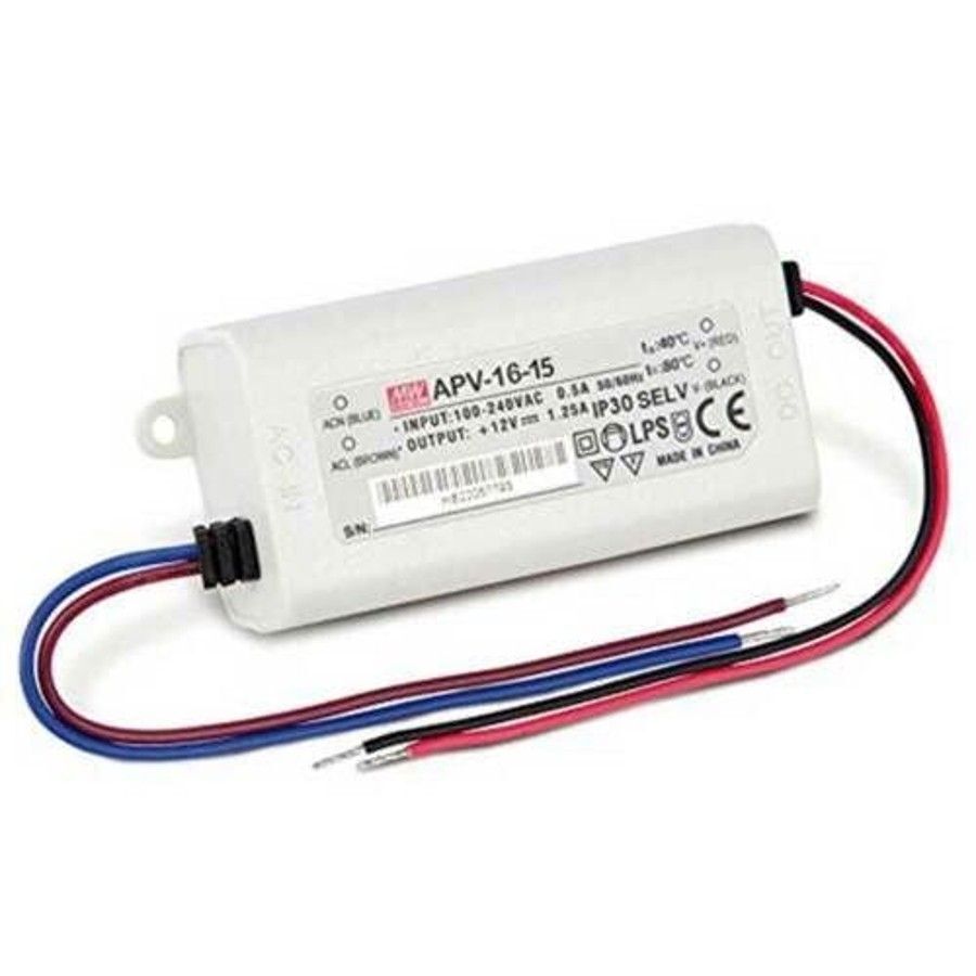 MEANWELL- APV-16-15  Led Sürücü - Güç kaynağı