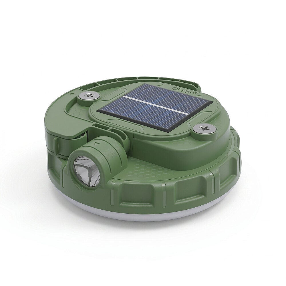 Panther Solar Panelli Dimmerli USB Şarjlı Hibrit El Feneri 10W LED 1000 Lümen – PT-2205