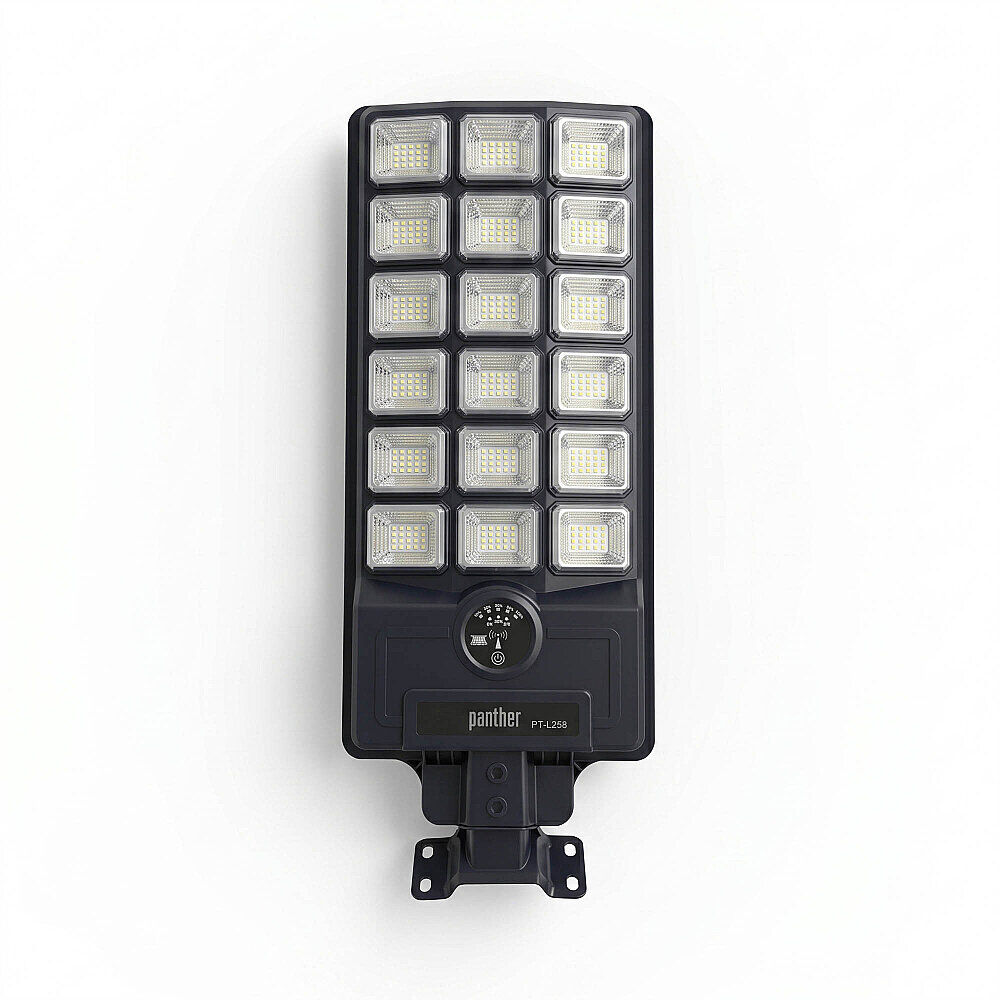 Panther 200W Solar LED Sokak Lambası 12000 Lümen Hareket Sensörlü Kumandalı 10000mAh PT-L258