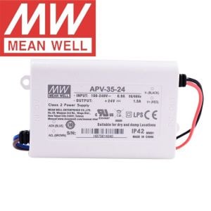 MEANWELL- APV-35-24 24Vdc 1.5Amp  Led Sürücü - Güç kaynağı