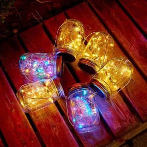 Forlife 3W 3200K-RGB- Solar Peri Ledli Dekoratif Kavanoz FL-3236