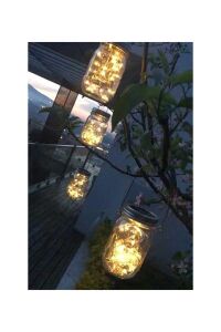 Forlife 3W 3200K-RGB- Solar Peri Ledli Dekoratif Kavanoz FL-3236