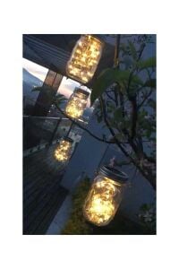 Forlife 3W 3200K-RGB- Solar Peri Ledli Dekoratif Kavanoz FL-3236