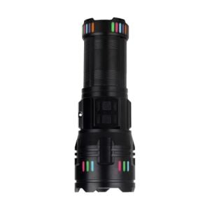 Panther 50W Lazer LED El Feneri 6000 Lümen USB Type-C Şarjlı Zoomlu 4x18650 Profesyonel PT-4117