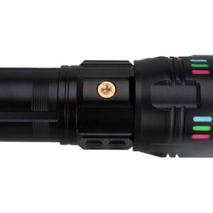 Panther 50W Lazer LED El Feneri 6000 Lümen USB Type-C Şarjlı Zoomlu 4x18650 Profesyonel PT-4117
