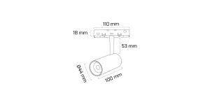 Goya 10W/3000K Ray Spot Magnet Armatür- GY 2053-10