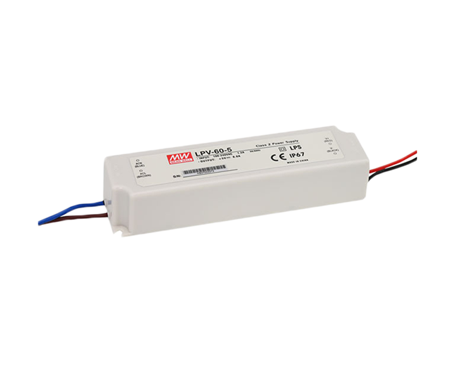 MEANWELL- LPV-60-48 	48VDC 1.25Amp IP67  Led Sürücü - Güç kaynağı