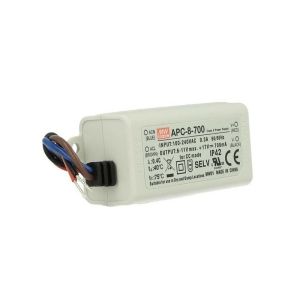 MEANWELL- APC-08-700 6~11Vdc 700mA IP44  Led Sürücü - Güç kaynağı