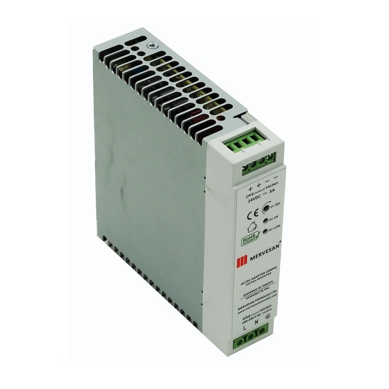 Mervesan 48V 2.5A 120W Ray Montaj Ac/Dc Smps Adaptör MT-SDR-120-48