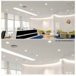 Cata 9W Sıva Altı Led Panel Spot 3000K Gün Işığı - Alüminyum Kasa CT-5146