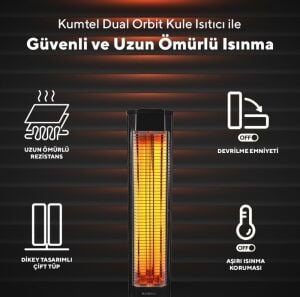 Kumtel Dual Orbit Kule Isıtıcı MH-2300