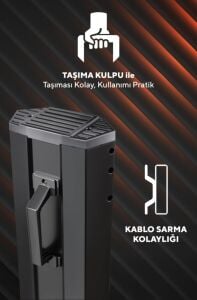 Kumtel Dual Orbit Kule Isıtıcı MH-2300