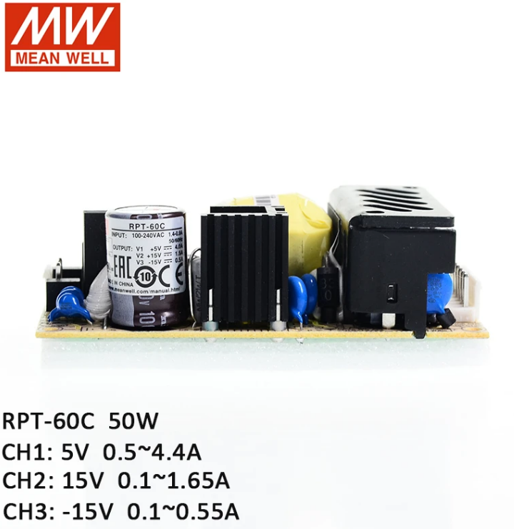 MEANWELL- RPT-60C  Açık Tip Güç Kaynağı