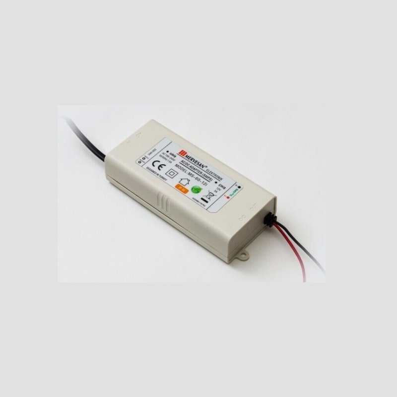Mervesan 12V 5A 60W Sabit Voltaj Ac/Dc Smps Adaptör MS-60-12i