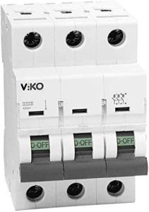 Viko 3 Kutuplu C 3x125A Otomatik Sigorta 6VTB-3C125