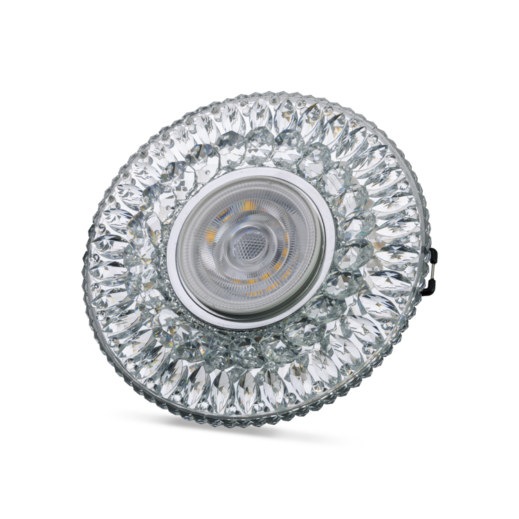 Noas İkaros 3W 4000K Naturel Beyaz Led Çerçeveli Dekoratif Kristal Cam Boş Kasa YL65 1657