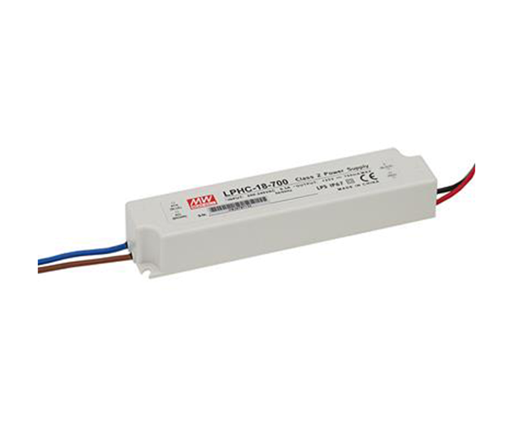 MEANWELL- LPHC-18-700 	6~25Vdc 700mA IP67  Led Sürücü - Güç kaynağı