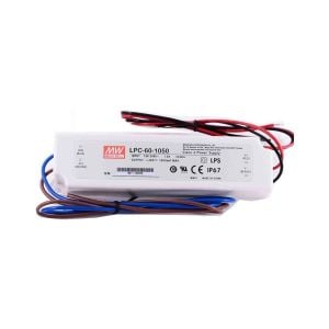 MEANWELL- LPC-60-1050 9~48Vdc 1050mA IP67  Led Sürücü - Güç kaynağı
